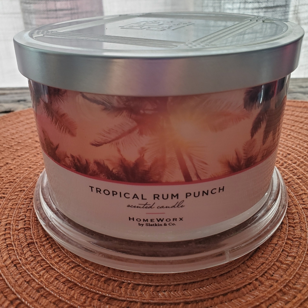 HomeWorx by Slatkin Tropical Rum Punch Scented Candle